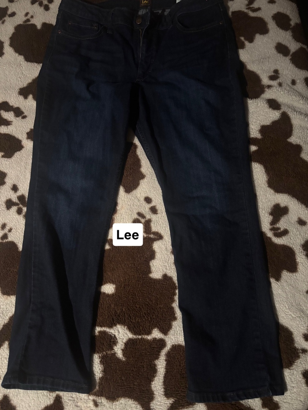 Lee woman’s  Dark Indigo Straight Relaxed Jeans